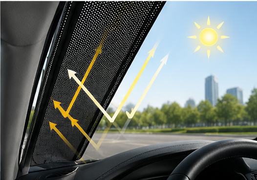 Universal Fit Magnetic Car Side Window Privacy Sunshade Car Window Curtain