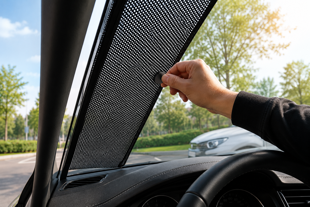 Universal Fit Magnetic Car Side Window Privacy Sunshade Car Window Curtain